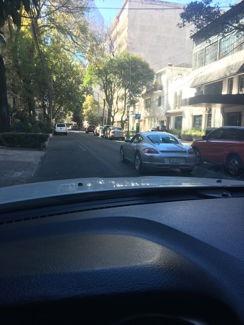 Previous gen Cayman. I was parked.